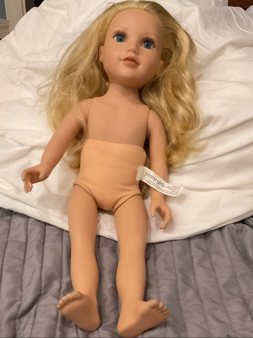 Blonde Fashion Doll with Blonde Hair